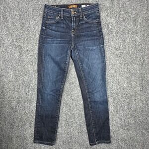 Vizcaino Premium Denim Womens Skinny Jeans Dark Wash Made n USA WH163-305 Size 0